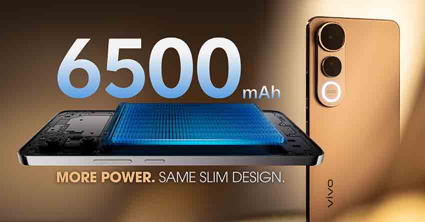 Experience vivo V50 Lite’s 6500mAh BlueVolt power in slim design