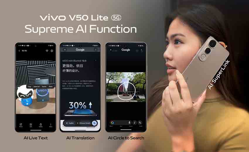 Ready for AI-powered upgrade at work? Enjoy these smart features of vivo V50 Lite!