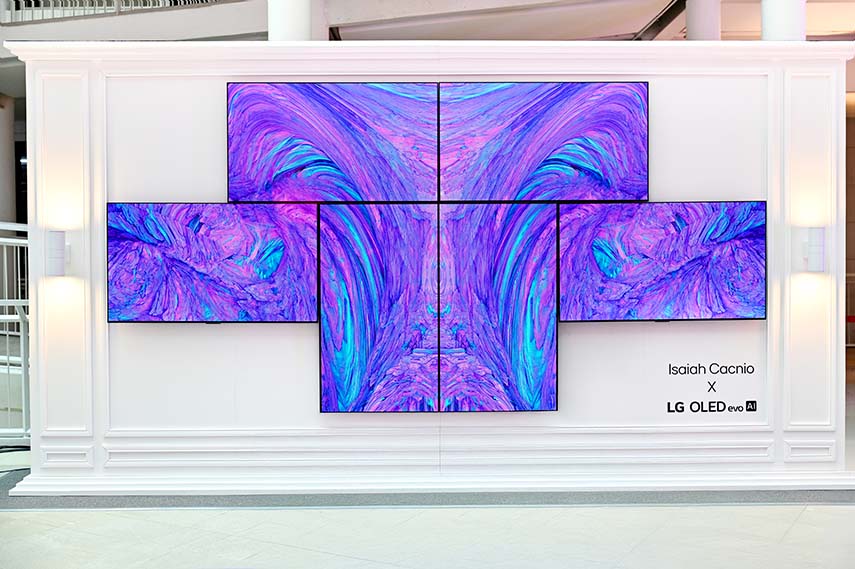 Celebrating 12 Years of OLED Excellence, LG Showcases “Fragments” by Isaiah Cacnio at the National Museum of Natural History
