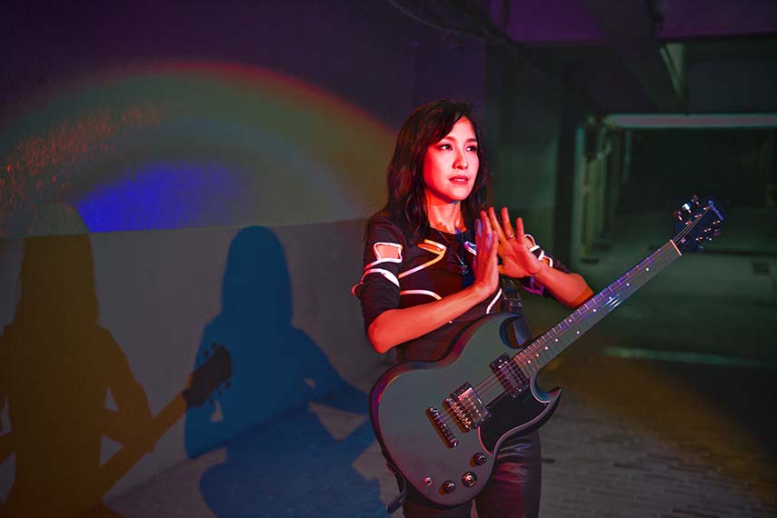 Barbie Almalbis ignites a loving mosh pit in “Platonic” music video