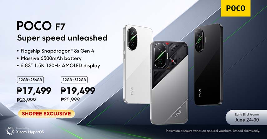 All-New POCO F7 Brings Flagship-Level Speed and Power, Starts at PHP 17,499