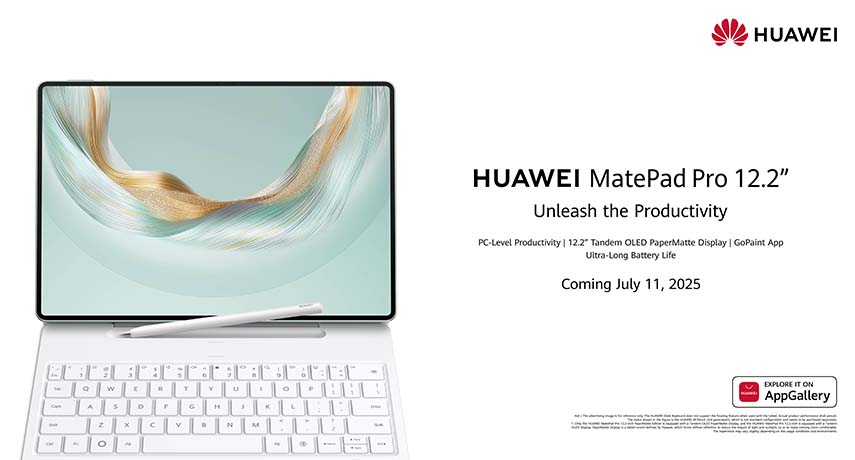 It’s a PC, Tablet, and Canvas in One — HUAWEI MatePad Pro 12.2” Coming This July!