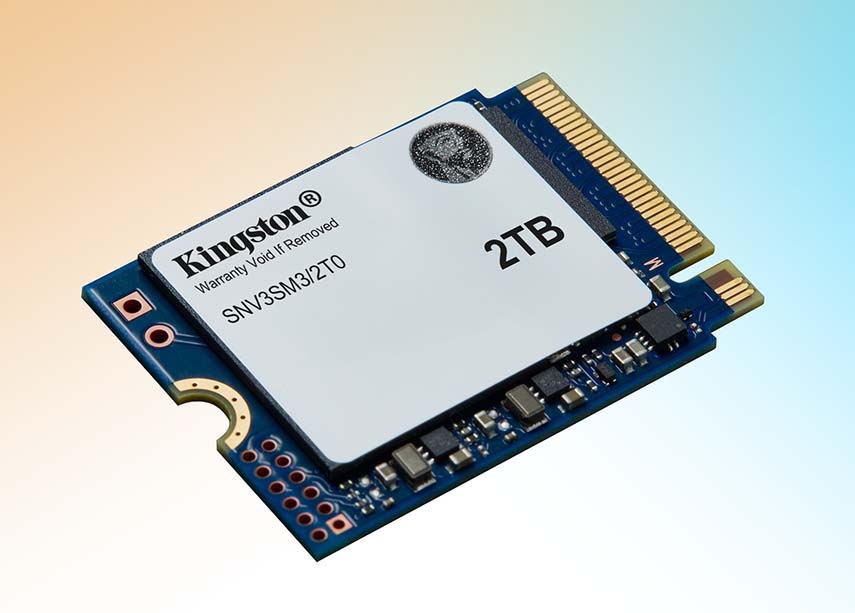 Kingston Adds New Form Factor to NV3 PCIe 4.0 NVMe SSD