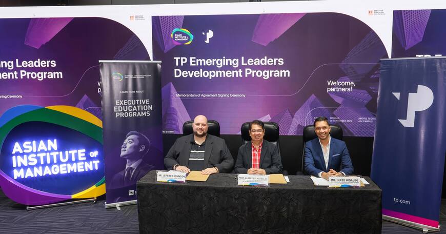TP, Asian Institute of Management launch leadership development program