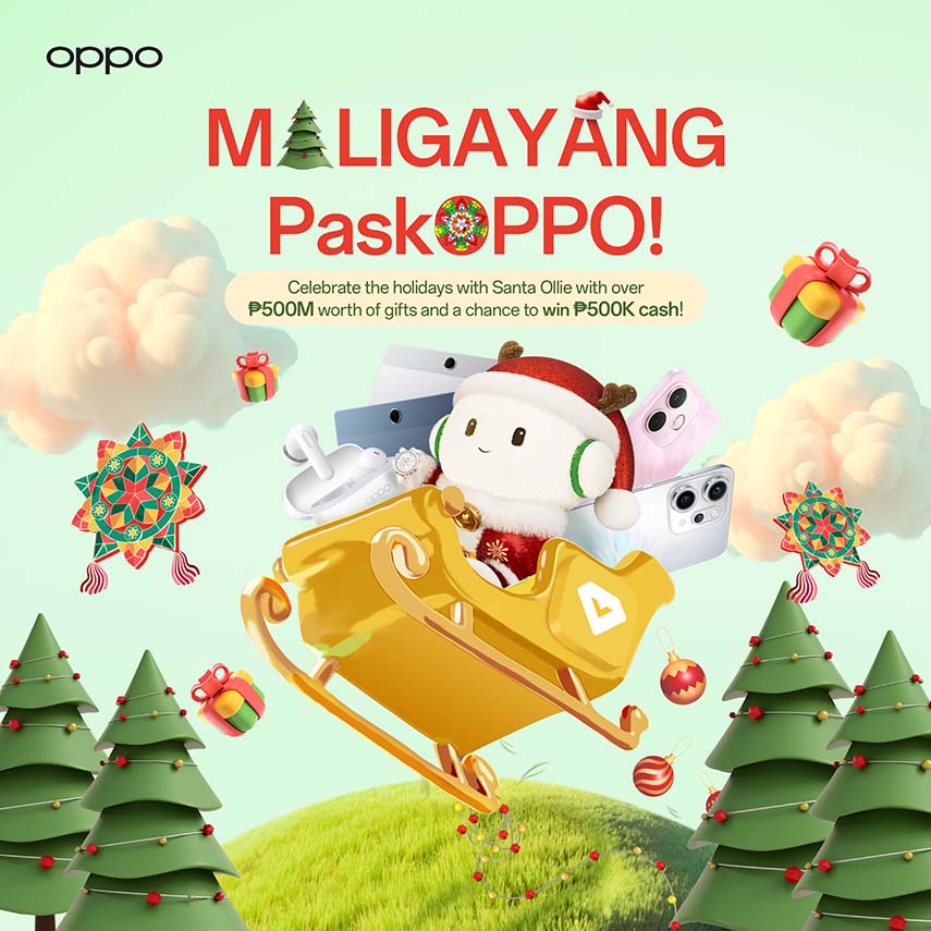 OPPO celebrates Christmas worth PHP 500 Million in Prizes Up for Grabs